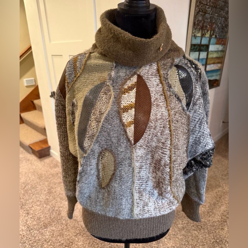 Answers By Riddler Inc Vintage 80s Sweater Size Medium